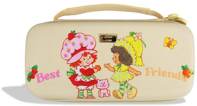 [2] Sonix x Sanrio Carrying Case for Nintendo Switch Protective Travel Case | Hello Kitty 50th An, 스트로베리 쇼트케이크 & 오렌지 블로썸