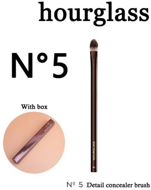 파운데이션 모래시계 메이크업 브러쉬 파우더 블러쉬 컨실러 섀도 라이너 스머지 도구 싱글, [16] H-5