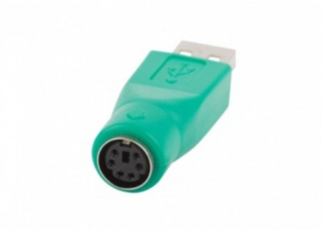 키보드 변환 젠더 USB PS2 키보드용 6핀 마우스, 1개