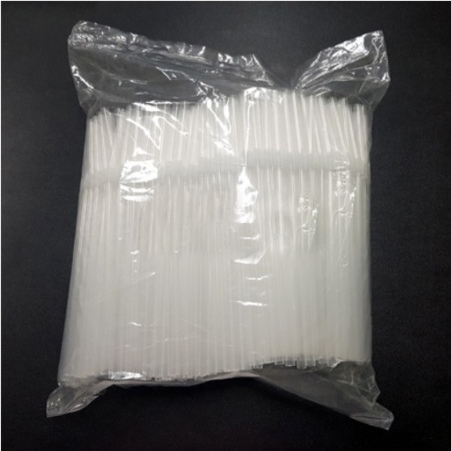 9989. 자바라빨대(흰색) - 400개