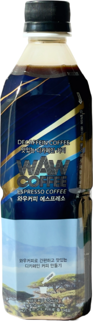 와우 커피 디카페인 고농도 에스프레소 임산부 커피 원액, 1개, 455g