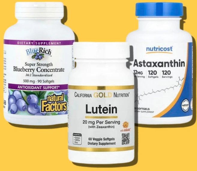 아이 서포트 블루베리 90정 루테인 20mg 60정 아스타잔틴 12mg 120정 세트 - 쿠팡