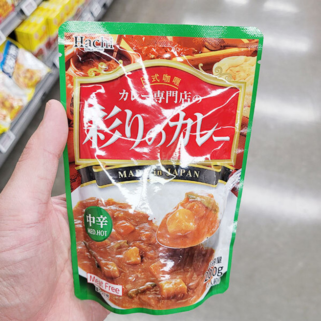 하치 일식 카레 중간 매운맛, 1개, 200g