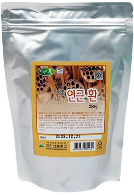 토종원 연근 환 250g 지리산, 1개