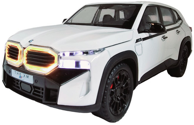 BMW XM SUV 1:24다이캐스트 미니카, 화이트, 1개
