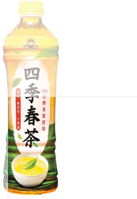 四季春茶 台灣茶葉使用 無糖無香料 550ml, 24個