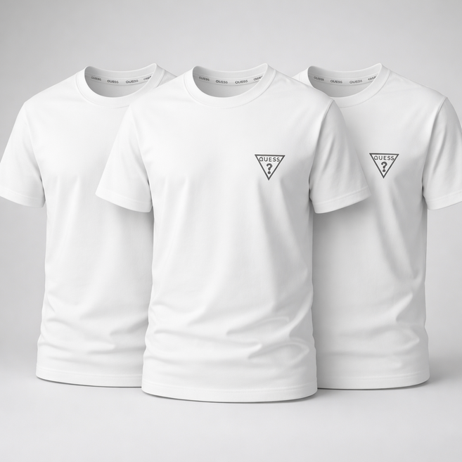 [한국정품] 게스 남자 반팔티 guess 면티 티셔츠 20수 3Pack
