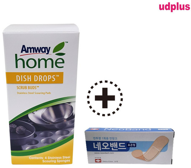 일회용 네오밴드1갑+암웨이 철수세미 스크럽버즈 4개입 1box, 1개