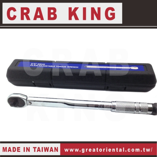CRAB KING 葫蘆頭扭力板手, 1個, 604B-A全長465mm