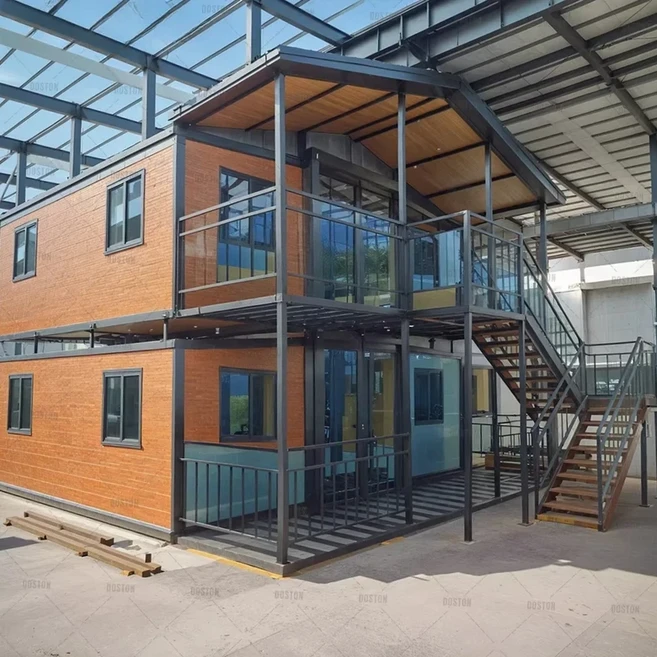 20피트/40피트 맞춤형 2 4 베드룸 컨테이너 하우스 확장 가능 조립식 주택 빌라 소형, 07 2