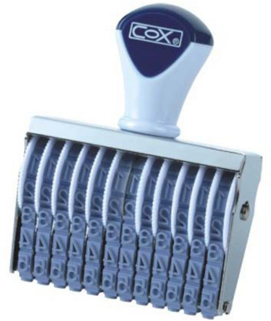 COX三燕 3號字十二連號碼印 數字章 文件編碼 號碼調整 辦公用品, 1盒
