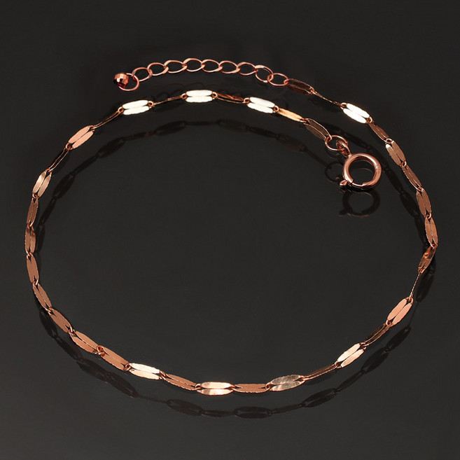 주리에떼 14K 18K 여성 데일리 글램 레이어드 체인 한줄 팔찌