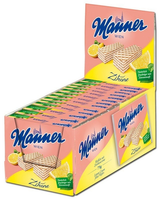마너 웨하스 레몬맛 75g x 12개 1박스