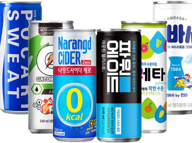 파워에이드 240ml+토레타+포카리스웨트+게토레이 레몬+암바사250ml+나랑드245ml 5캔씩 (총 30캔), 상세페이지 참조, 상세페이지 참조