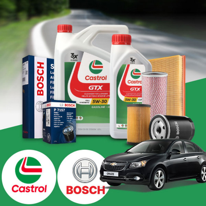 쉐보레 크루즈 (~10) 2.0d 디젤 캐스트롤 GTX SP C2/C3 5W30 엔진오일세트