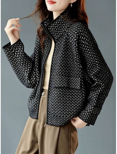 에꼴드파리 로얄 하이넥 집업자켓 F59WJB003Z