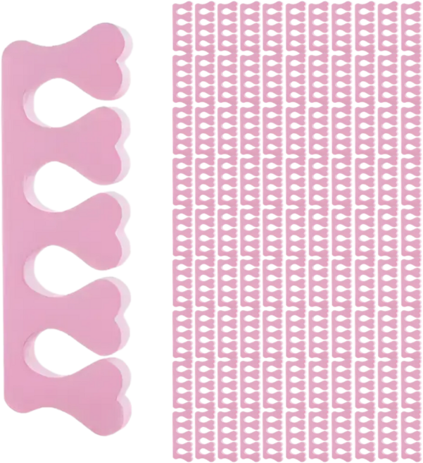 나니라라 쿠션핏 토우 세퍼레이터, 100개, 핑크