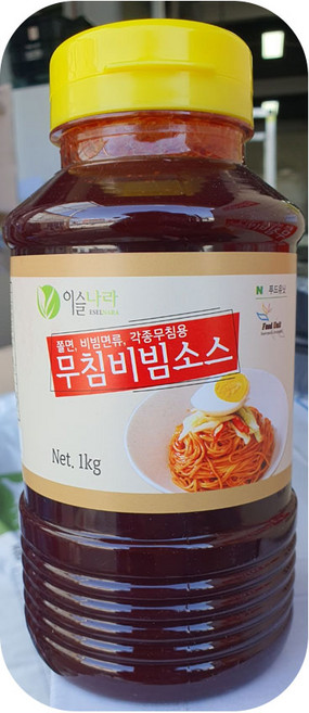 이슬나라 무침비빔소스 [구.골뱅이] 1kg+12개입 1박스, 1개, 1kg