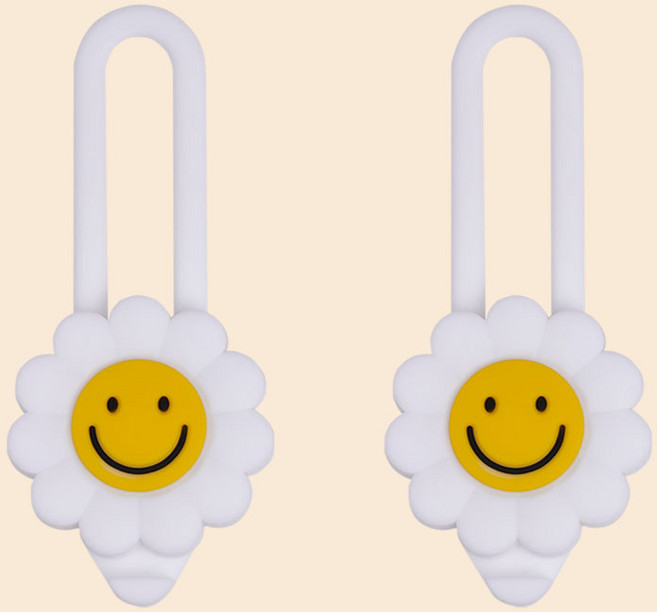 베일리 강아지 불빛 팬던트 야간산책 충전식 LED블링커, 해피데이지+해피데이지, 1개