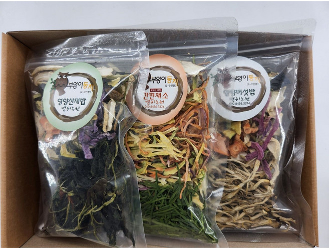 청도볕뉘농원 모둠세트할인(버섯밥2+산채밥2+간편채소1), 1개