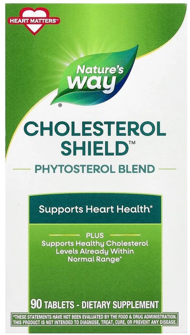 Natures Way Cholesterol Shield 네이처스 웨이 콜레스테롤 쉴드 90정, 1개 - 쿠팡