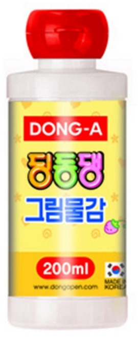 동아 단색물감 딩동댕물감 다홍색 200ml 1개