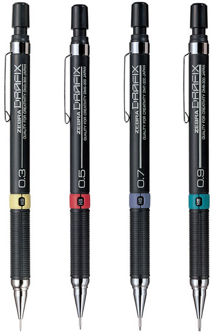 제브라 드라픽스 샤프 인디케이터장착 0.5mm(DM5-300)