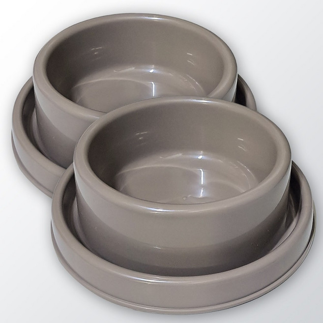 마을과고양이 개미방지 밥그릇 민달팽이 개미퇴치 사료그릇 길고양이 길냥이 강아지 야외 식기, L사이즈 (대형), 2개