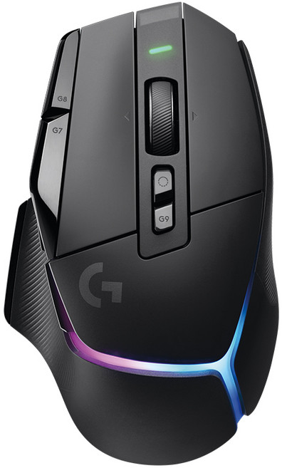 로지텍 G502 X 플러스 라이트스피드 무선 RGB 게이밍 마우스, 블랙