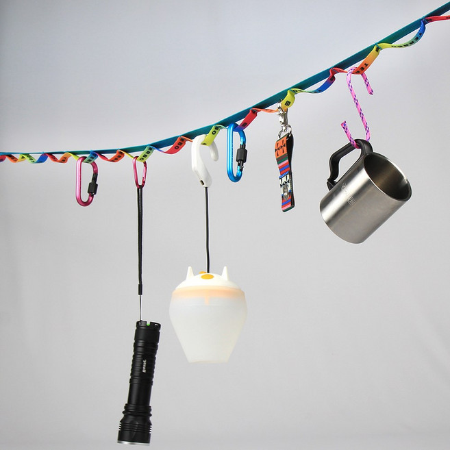 테르보 데이지체인 200/300 거실형텐트 미니타프용 데이지체인, 2m, 레인보우