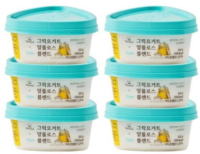 Costco 코스트코 요즘 그릭 요거트 알룰로스, 코스트코 요즘 그릭 요거트 알룰로스 100gx6팩, 100g, 6세트