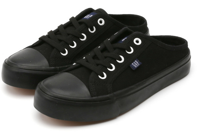 GAP 뮬 캔버스 블랙