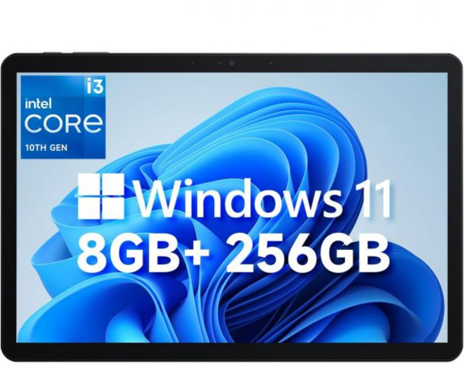 츄위 하이10 X2 윈도우 11 태블릿 10 1' 인텔 코어 i3 최대 3 9GHz 8GB RAM 256GB SSD 윈도우 태블릿 PC 4K HDMI WiFi 6 BT, CHUWI Hi10 X2 윈도우 11 태블릿 10.1인