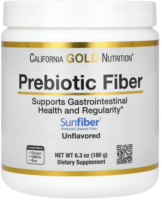 캘리포니아 골드 뉴트리션 프리바이오틱 파이버 California Gold Nutrition Prebiotic Fiber 180g, 1개