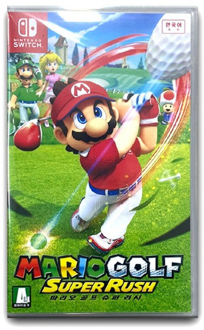 닌텐도 스위치 마리오골프 슈퍼러시 타이틀 한국어