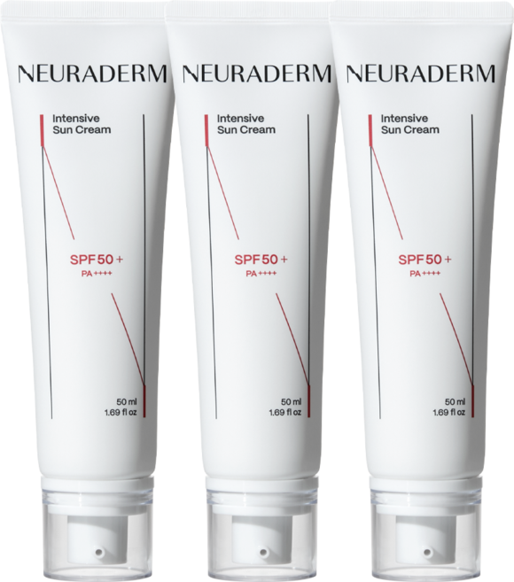 뉴라덤 인텐시브 선크림 SPF50+ PA++++, 3개, 50ml