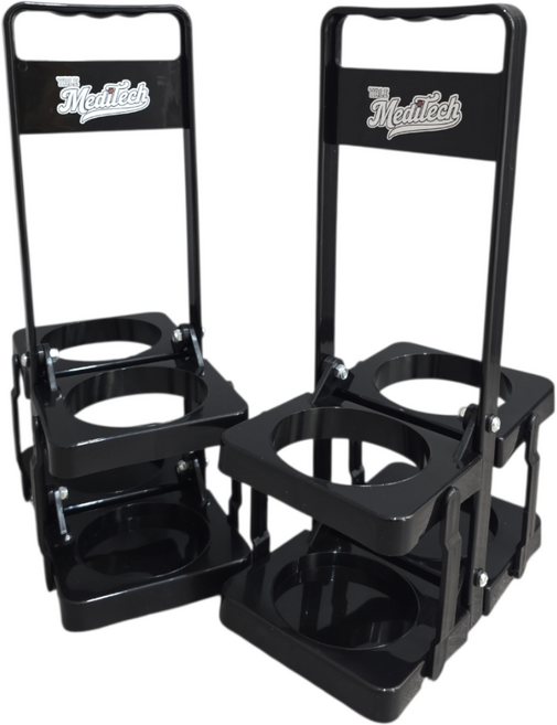 들꽃 커피캐리어 접이식 음료 캐리어 2구, 블랙, 1개