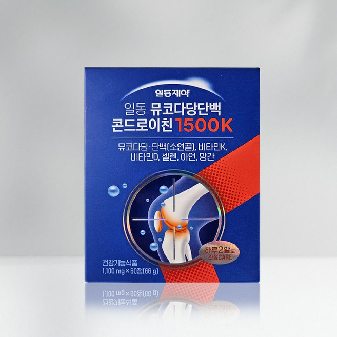 일동제약 뮤코다당단백 콘드로이친, 60정, 1개