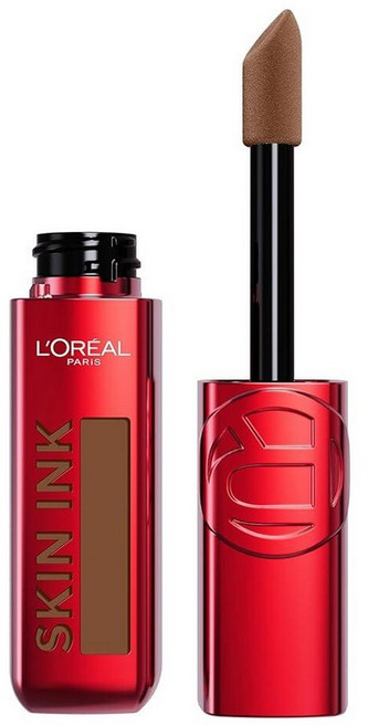 로레알 Paris Infallible Skin Ink 2 in 1 파운데이션 컨실러 하이브리드 페이스 메이크업 최대 48시간 전사 방지 미디엄 커버리지 460 리치 뉴트럴 23, 440 딥 뉴트럴