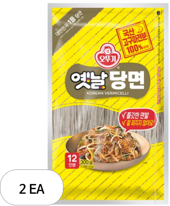 오뚜기 옛날 당면, 300g, 2개