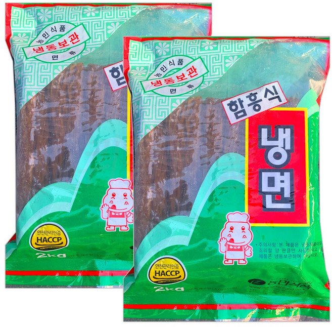 팔도맛쟁이 농민식품 함흥냉면, 2개, 2kg