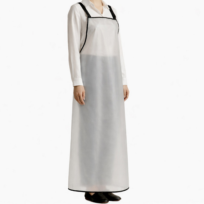 루메이크 주방 방수 긴 앞치마 125cm, 1개, 화이트