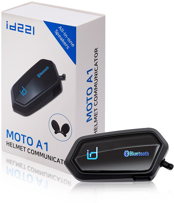 아이디221 오토바이 헬멧 전용 블루투스 헤드셋, MOTO A1, 혼합색상