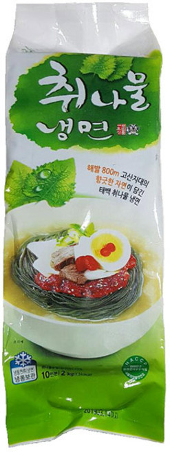 팔도보부상 산채 취나물면 10인분, 1개, 2kg