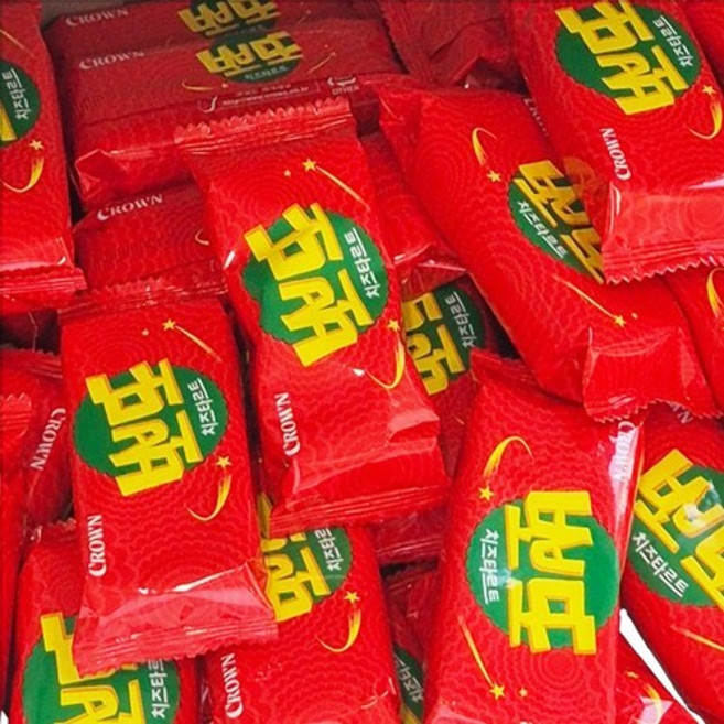 크라운 뽀또 어린이집 유치원 교회 단체 대용량 간식, 40개, 20g