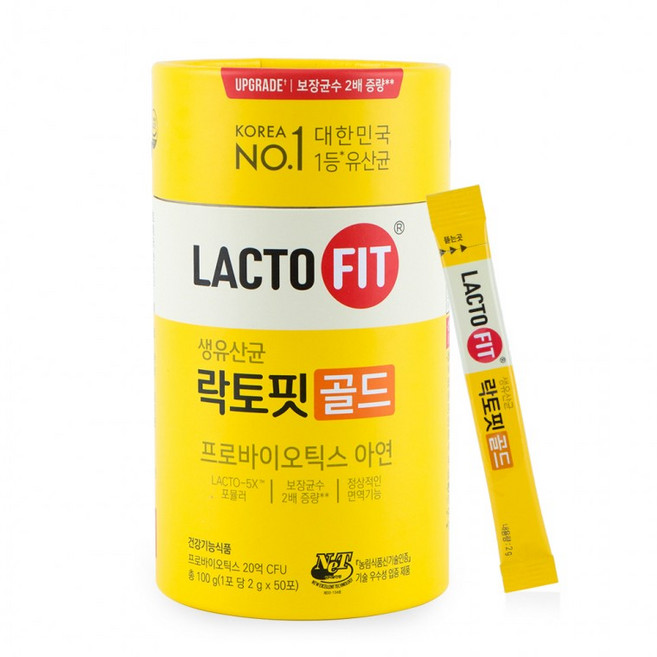 VTR 락토핏 생유산균 골드리뉴얼 아연2gx50포1통, 2g, 1개