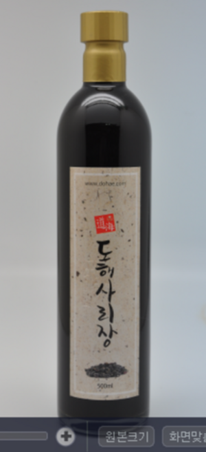 도해 사리장 500ml(9년) 인산정신 명품죽염간장 자죽염명인수제품, 500ml, 1개