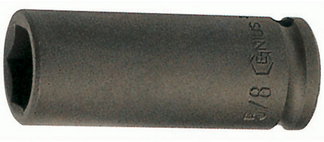 지니어스 임팩트소켓 복스알 소켓 롱 1/2x17mm, 1개