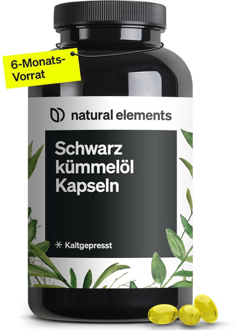 독일 natural elements 블랙커민 씨드 오일 400캡슐, 1개, 400정