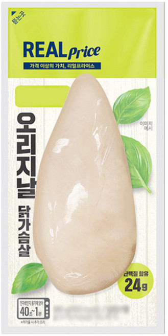 리얼프라이스 오리지날 닭가슴살, 100g, 15개